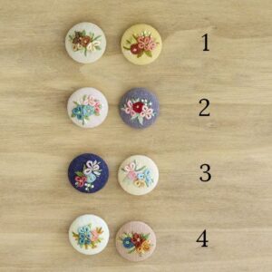 Chapas flores de hilo (modelos)