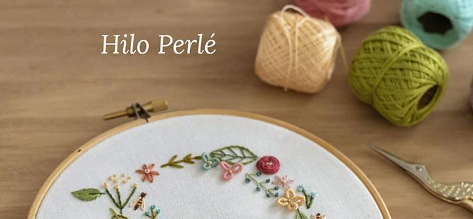 Hilo Perlé para bordar a mano