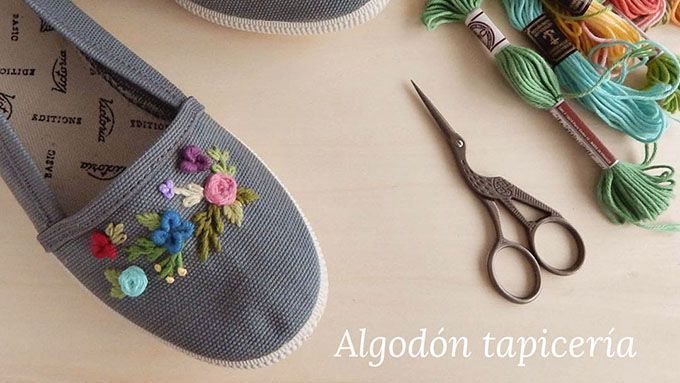 Hilo algodón tapicería para bordar a mano