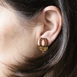 Pendientes tulipán