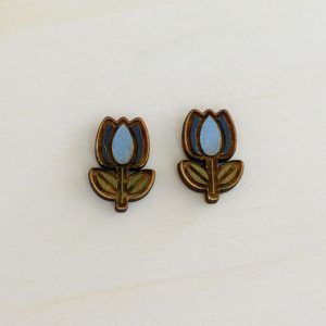 Pendientes tulipán