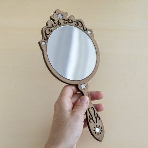 Espejo de mano princesa